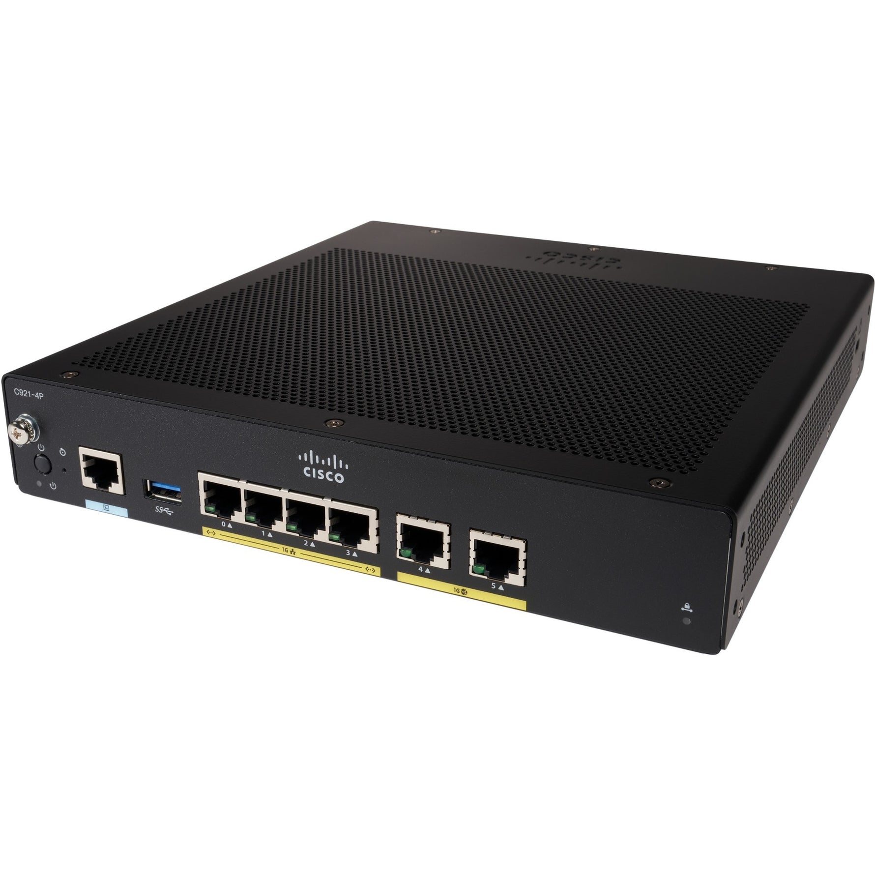 Cisco 900 C921-4P Router - Refurbished - Top view