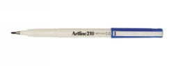 Artline Pen Fineliner 210 0.6mm Medium Blue Bx12 (Each)