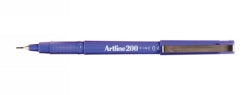 Artline Pen Fineliner 200 0.4mm Fine Purple (Box 12)