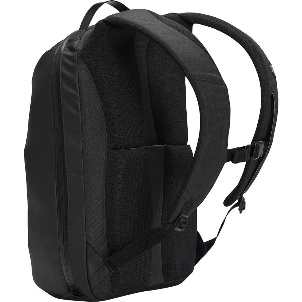 STM Goods Myth Carrying Case (Backpack) for 38.1 cm (15') to 40.6 cm (16') Apple Notebook, MacBook Pro - Black - Left view