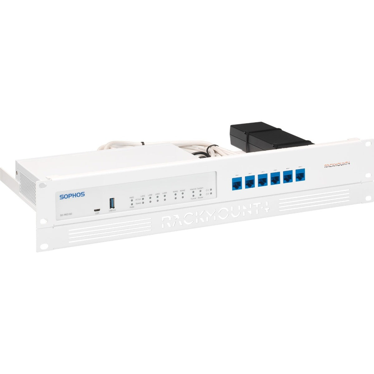 RACKMOUNT.IT Rack Mount for Network Equipment - Signal White