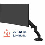 Ergotron Mounting Arm for Monitor, Display Screen, Curved Screen Display - Black - Landscape/Portrait - Alternate view 6