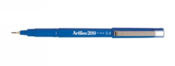 Artline Pen Fineliner 200 0.4mm Fine Blue (Box 12)