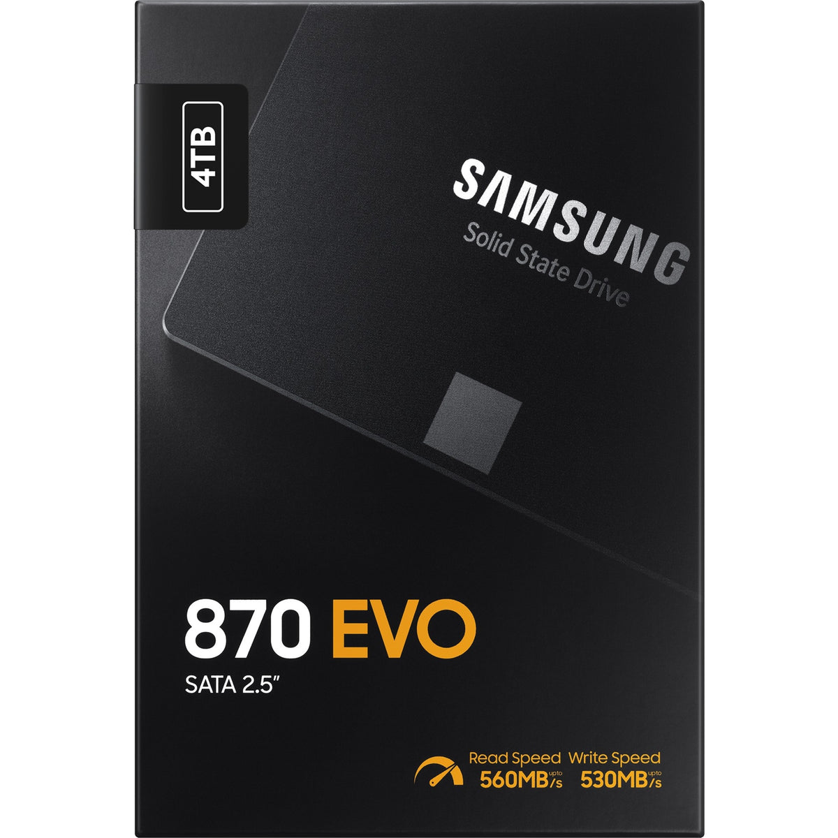 Samsung 870 EVO MZ-77E4T0BW 4 TB Solid State Drive - 2.5' Internal - SATA (SATA/600) - Black