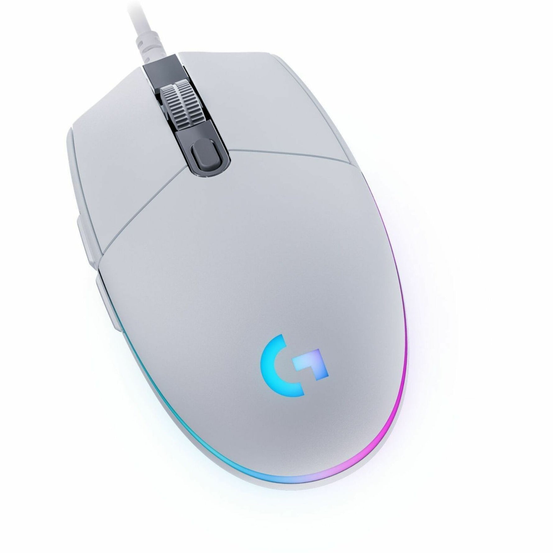 Logitech G203 Gaming Mouse - USB - 6 Button(s) - White