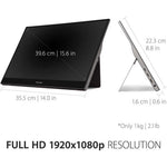 ViewSonic TD1655 16' Class LCD Touchscreen Monitor - 16:9 - 6.50 ms