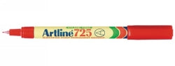 Artline Marker 725 Permanent Fine Point Red (Box 12)