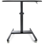 StarTech.com Mobile Standing Desk - Portable Sit-Stand Ergonomic Height Adjustable Cart on Wheels - Rolling Computer/Laptop Workstation - Alternate view 8