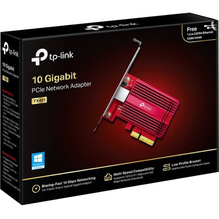 TP-Link TX401 10Gigabit Ethernet Card - 10GBase-T - Plug-in Card