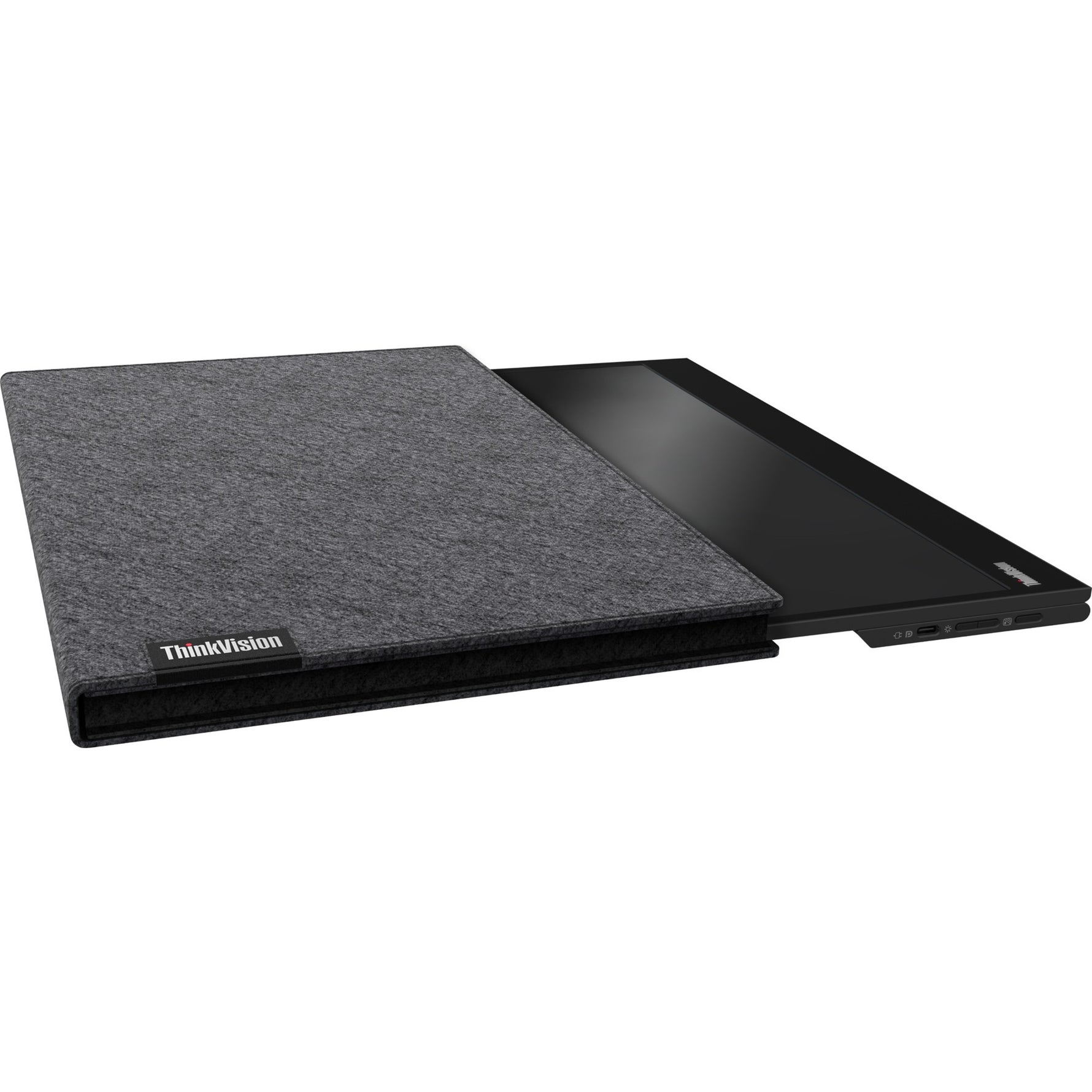 Lenovo ThinkVision M15 16' Class Full HD LCD Monitor - 16:9 - Raven Black - Alternate view 7