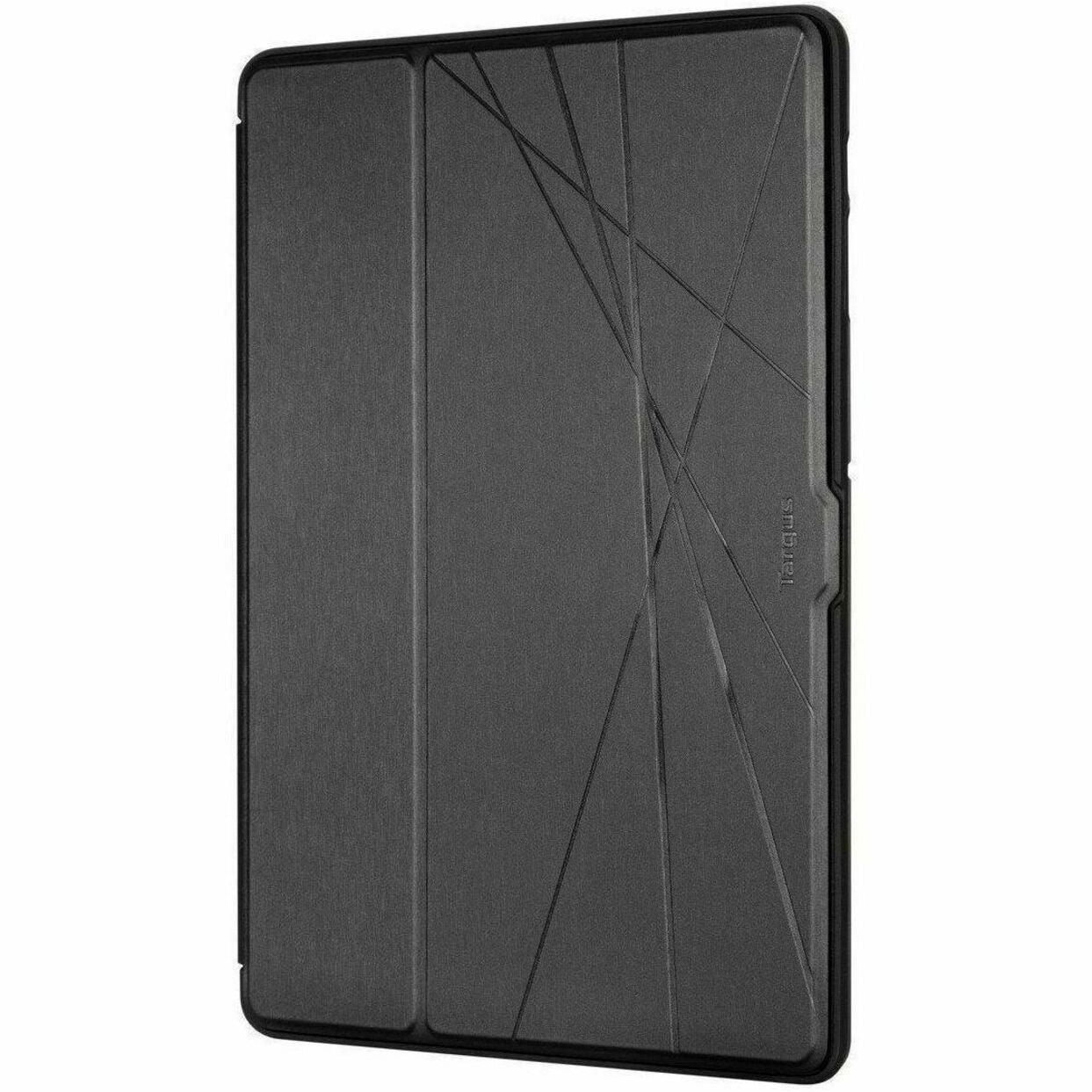 Targus Click-In THZ904GL Carrying Case (Flip) for 31.5 cm (12.4') Samsung Galaxy Tab S7+ Tablet - Black - Left view