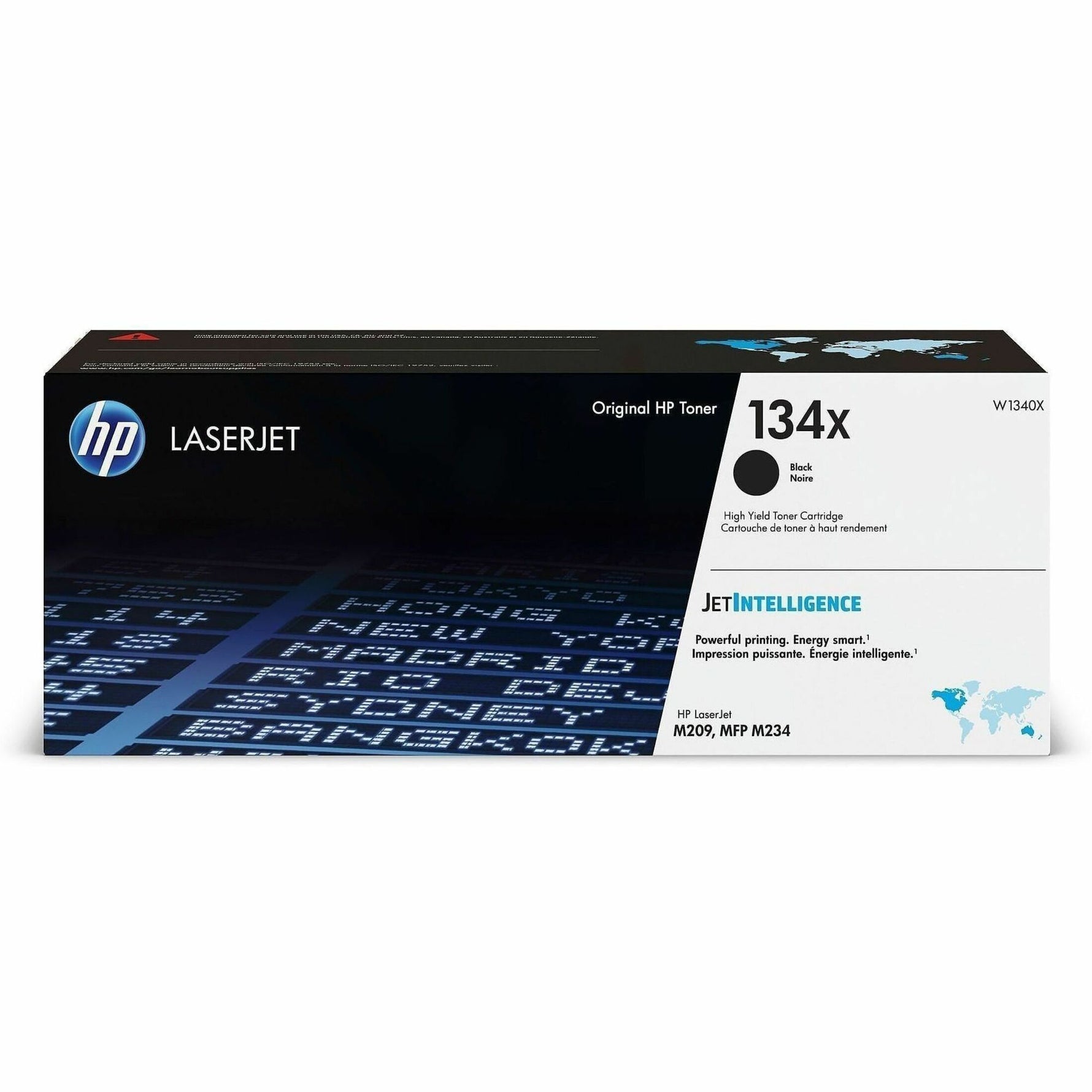 HP 134X Original High Yield Laser Toner Cartridge - Black - 1 Each