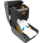 Zebra ZD621R Desktop Thermal Transfer Printer - Monochrome - Label/Receipt Print - Ethernet - USB - USB Host - Serial - RFID - EU, UK, AUS, JP - Alternate view 24