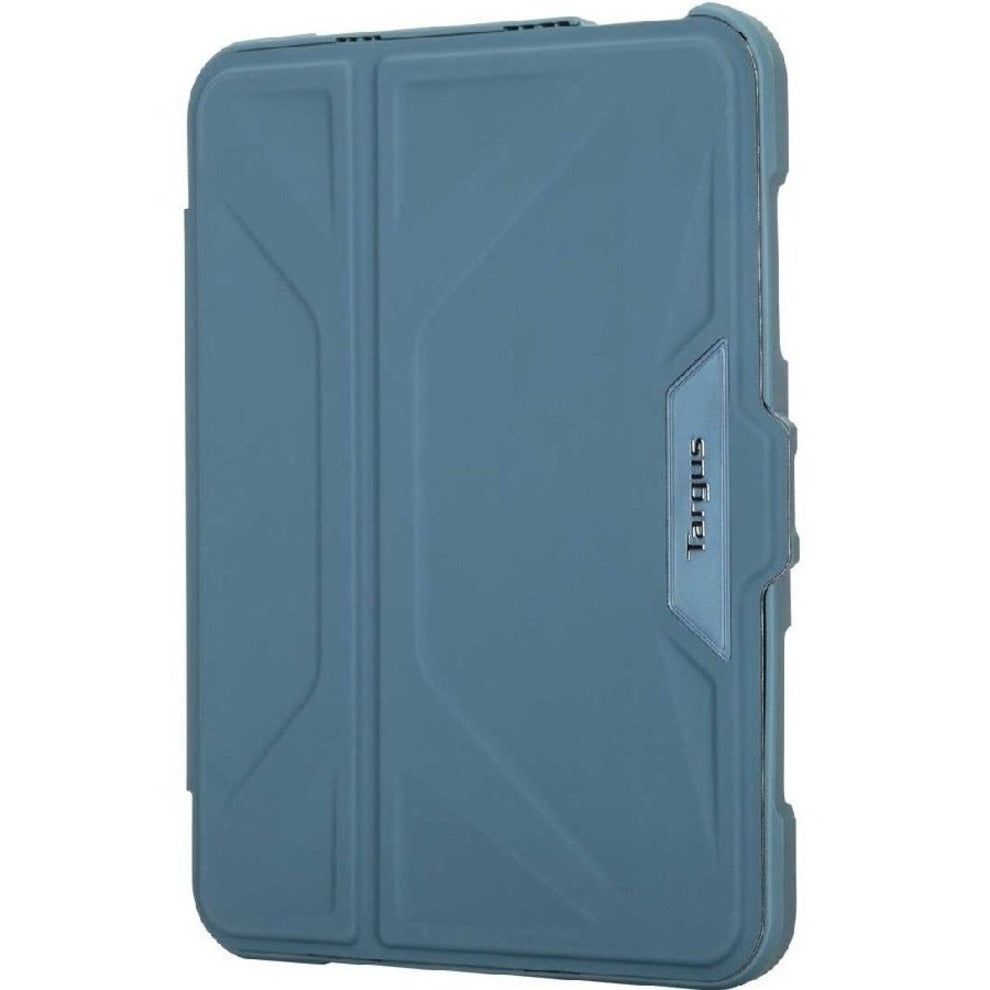 Targus Pro-Tek THZ91302GL Rugged Carrying Case (Folio) Apple iPad mini (6th Generation) Tablet - China Blue - Left view