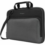 Targus Work-in Essentials TED007GL Carrying Case for 33 cm (13') to 35.6 cm (14') Chromebook - Black/Grey - Left view
