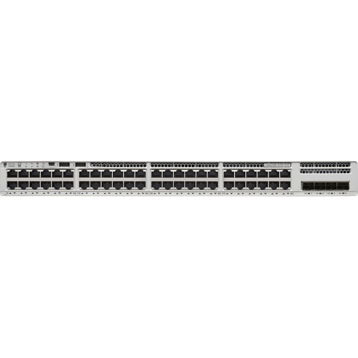 Cisco Catalyst 9200 C9200L-48PL-4G 48 Ports Manageable Ethernet Switch - Gigabit Ethernet - 1000Base-T, 1000Base-X