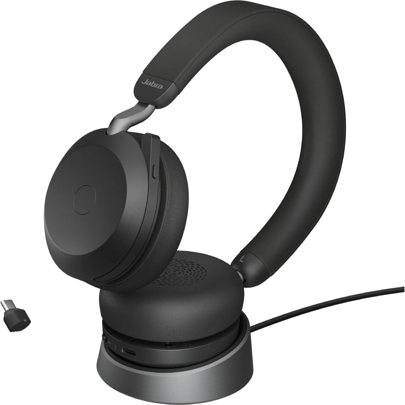 Jabra Evolve2 75 Wireless On-ear Stereo Headset - Black - Alternate view 18