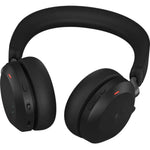 Jabra Evolve2 75 Wireless On-ear Stereo Headset - Black - Bottom view