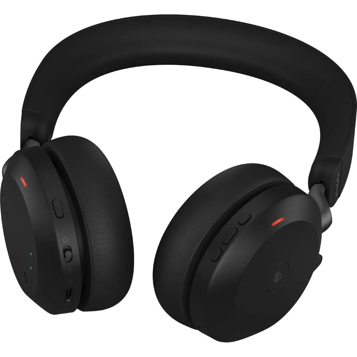 Jabra Evolve2 75 Wireless On-ear Stereo Headset - Black - Top view