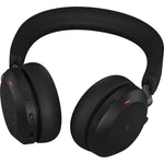 Jabra Evolve2 75 Wireless On-ear Stereo Headset - Black - Top view