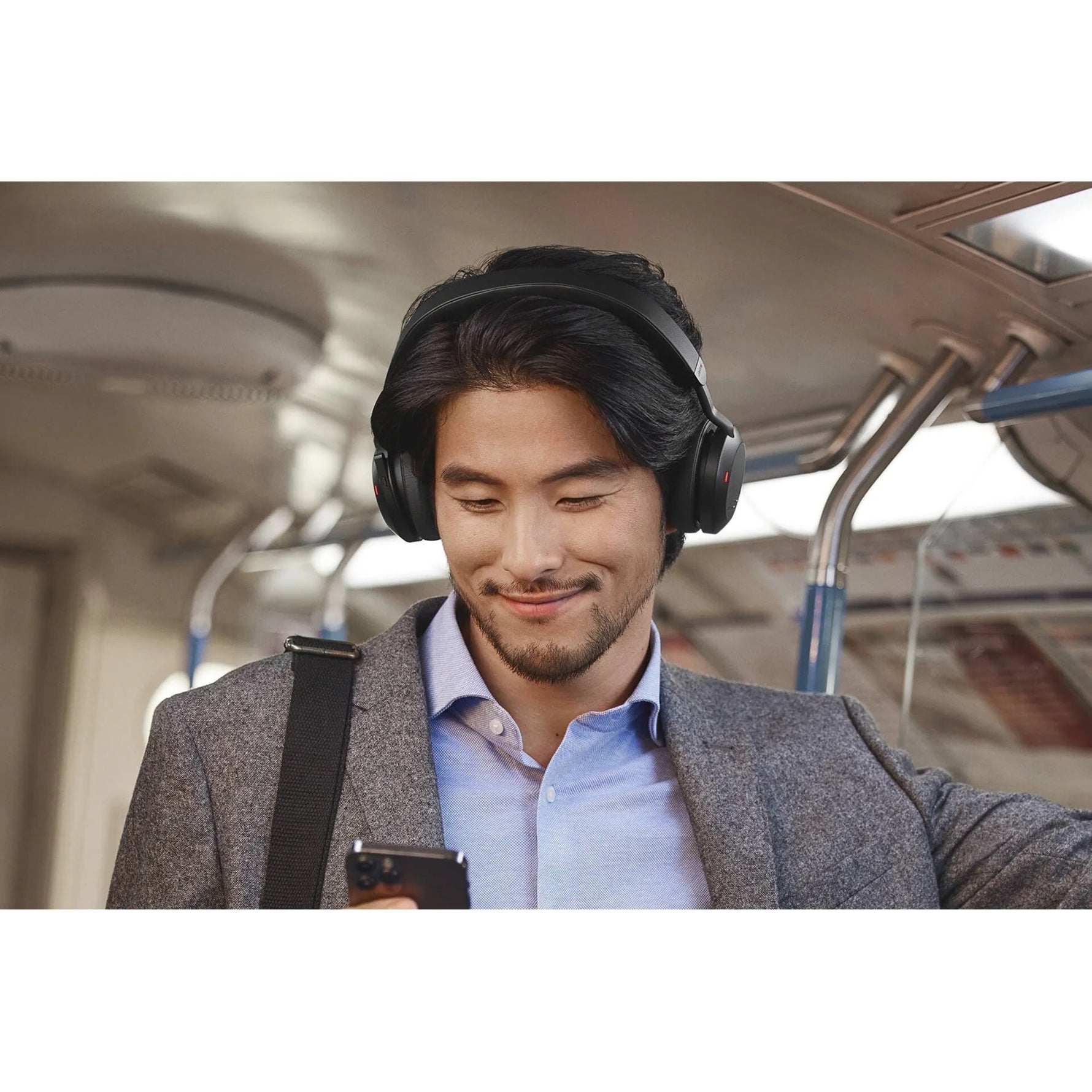 Jabra Evolve2 75 Wireless On-ear Stereo Headset - Black - Alternate view 9
