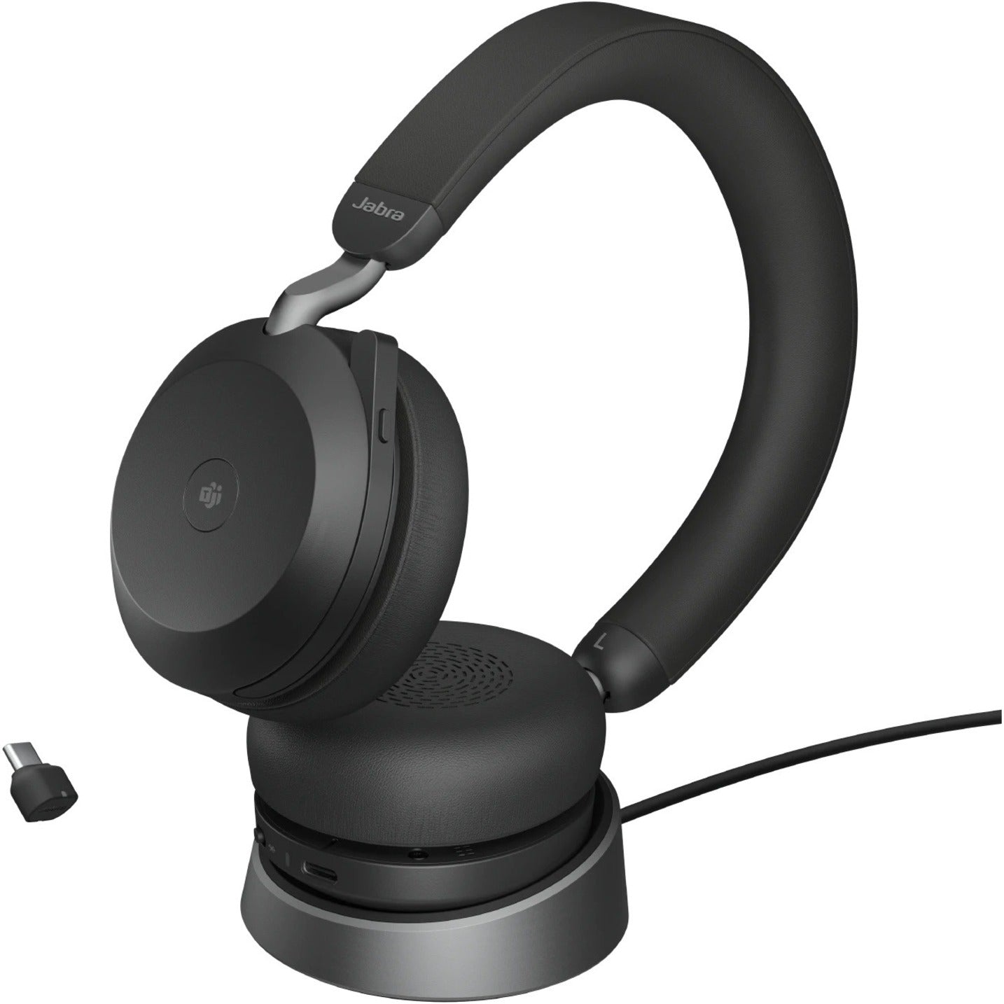 Jabra Evolve2 75 Wireless On-ear Stereo Headset - Black - Alternate view 18
