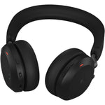 Jabra Evolve2 75 Wireless On-ear Stereo Headset - Black - Bottom view