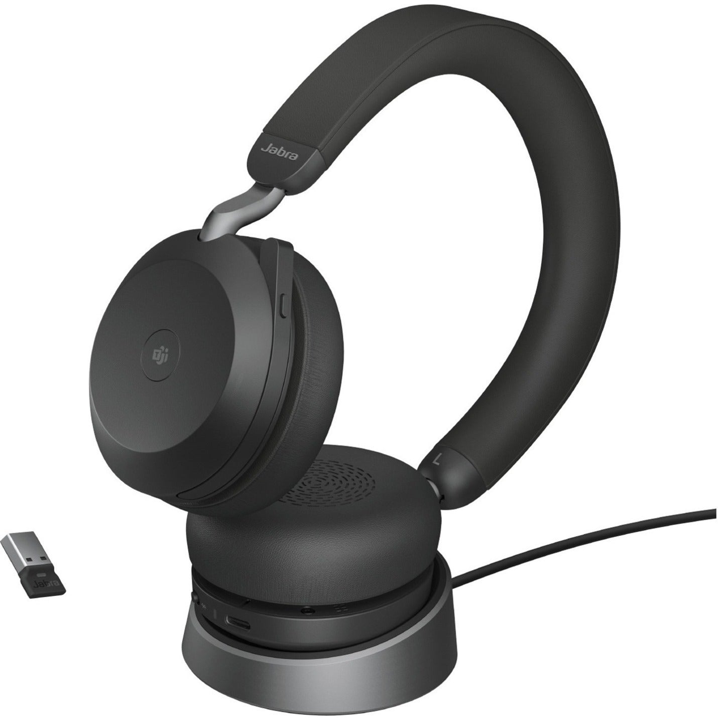 Jabra Evolve2 75 Wireless On-ear Stereo Headset - Black - Alternate view 12