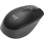Logitech M190 Full-size Mouse - USB - Optical - 3 Button(s) - Charcoal