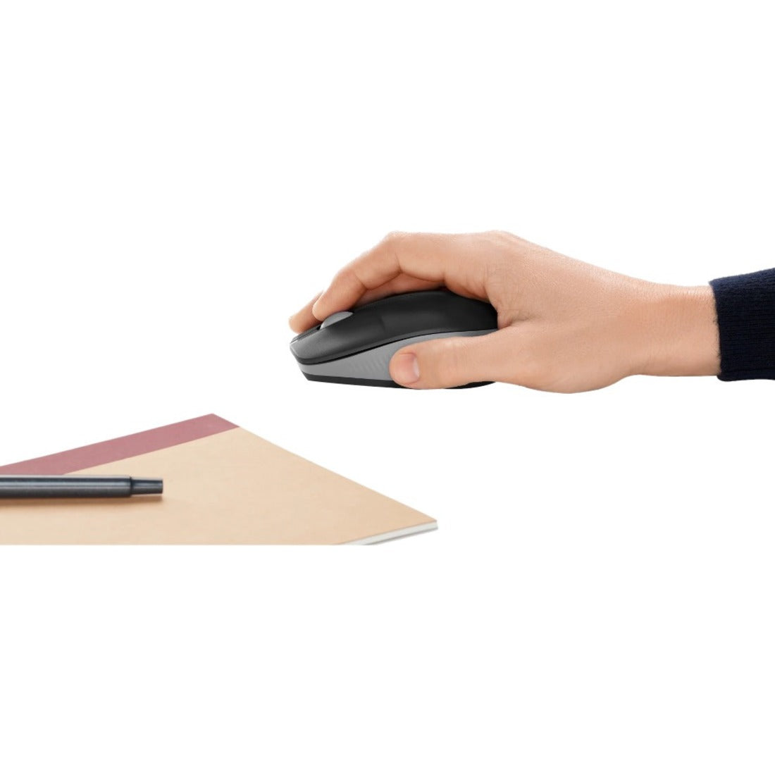 Logitech M190 Full-size Mouse - USB - Optical - 3 Button(s) - Charcoal