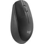Logitech M190 Full-size Mouse - USB - Optical - 3 Button(s) - Charcoal