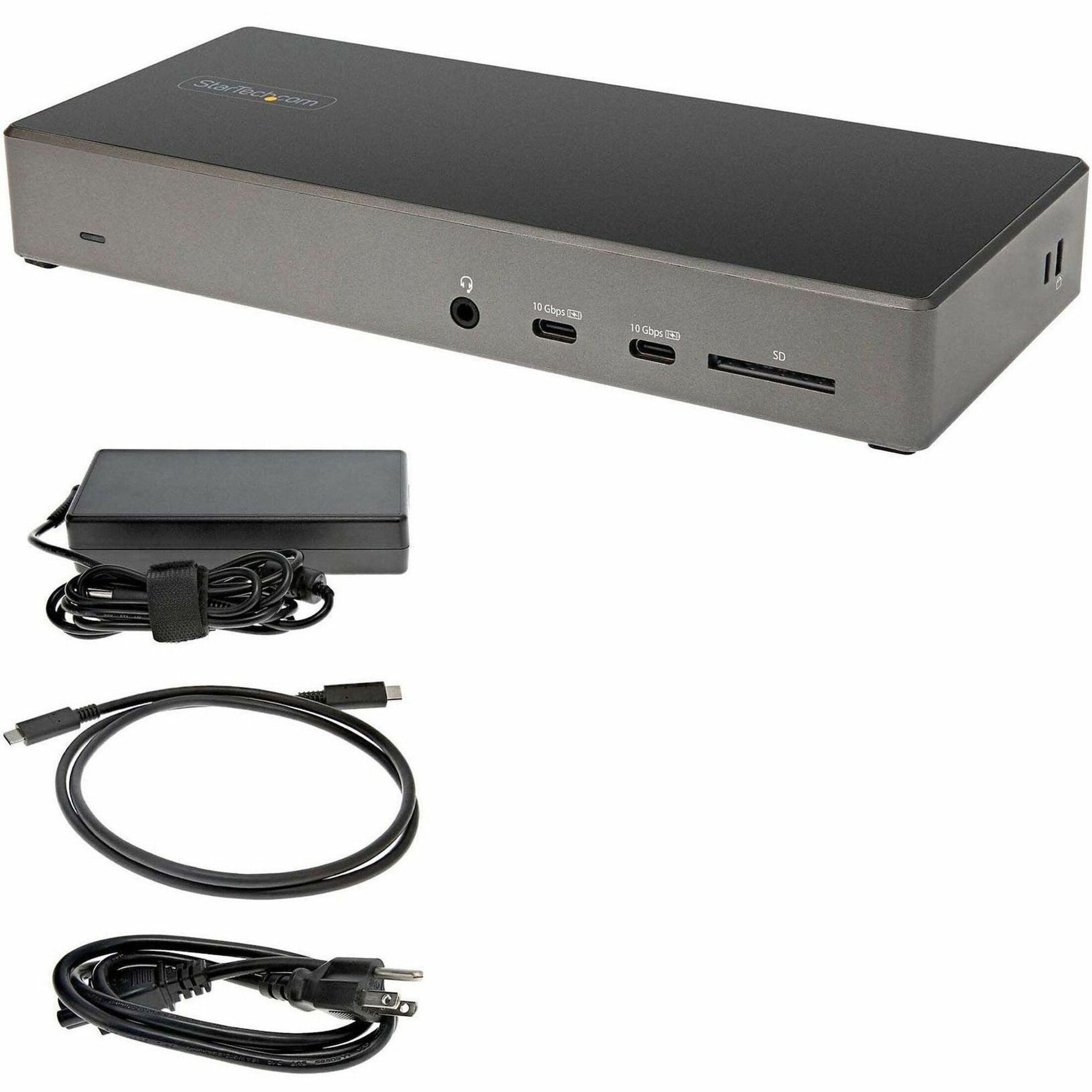 StarTech.com USB C Dock, Triple 4K Monitor USB-C Docking Station with DP 1.4 & DSC, 2x DisplayPort & 1x HDMI, 100W PD, 6x USB (2x 10Gbps) - Alternate view 12