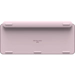 Logitech MX Keys Mini Keyboard - Wireless Connectivity - Rose - Bottom view