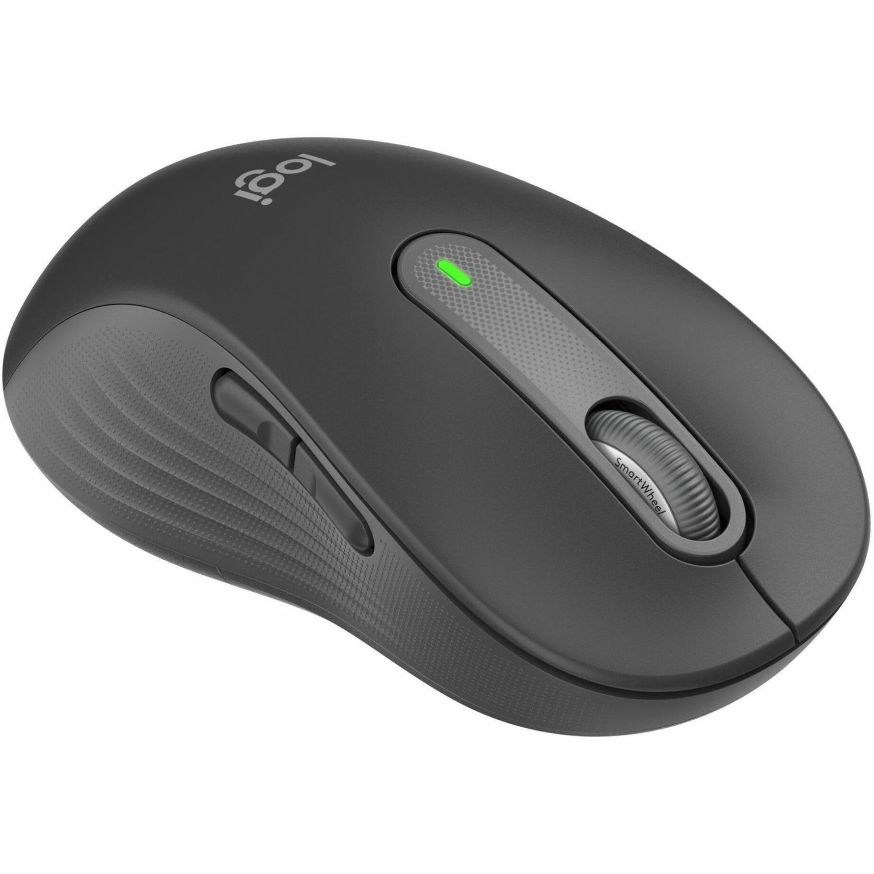 Logitech Signature M650 L LEFT Mouse - Bluetooth/Radio Frequency - USB - Optical - 5 Button(s) - 5 Programmable Button(s) - Graphite