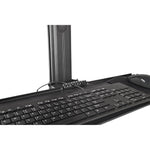 StarTech.com Mobile Standing Workstation with Monitor Mount, CPU/PC Holder, Height Adjustable Desktop Computer Cart, Standing Workstation - Alternate view 12