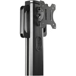 StarTech.com Mobile Standing Workstation with Monitor Mount, CPU/PC Holder, Height Adjustable Desktop Computer Cart, Standing Workstation - Alternate view 8