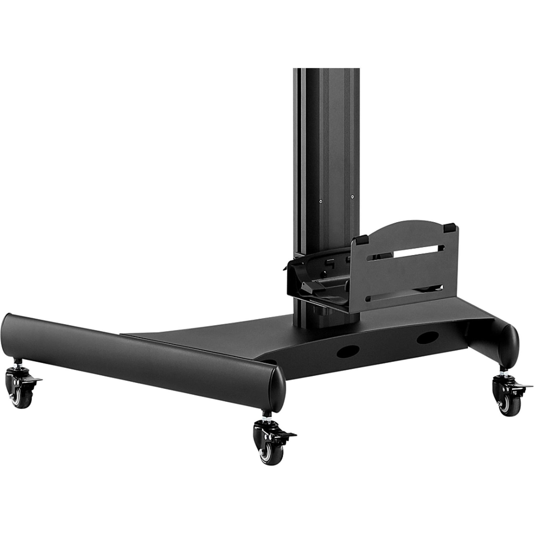 StarTech.com Mobile Standing Workstation with Monitor Mount, CPU/PC Holder, Height Adjustable Desktop Computer Cart, Standing Workstation - Alternate view 11