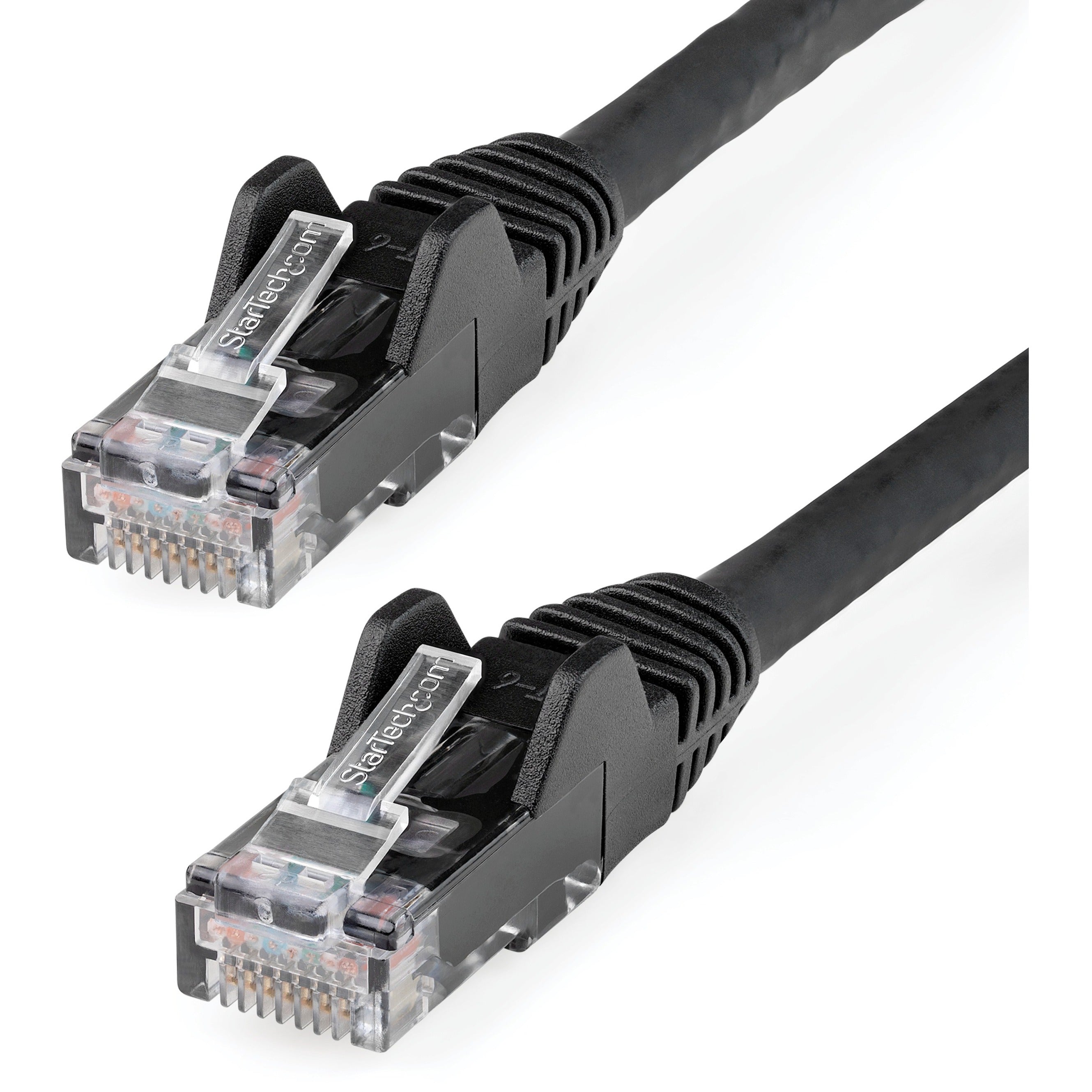 StarTech.com 5m CAT6 Ethernet Cable, LSZH (Low Smoke Zero Halogen), 10 GbE Snagless 100W PoE UTP RJ45 Black CAT 6 Network Patch Cord, ETL