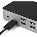 StarTech.com USB-C & USB-A Dock, Hybrid Triple Monitor Laptop Docking Station DisplayPort & HDMI 4K 60Hz/85W PD/6x USB/GbE, TAA - Alternate view 6