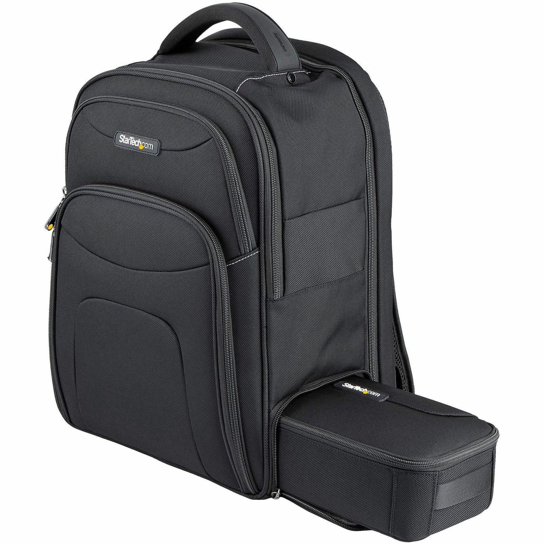 StarTech.com 15.6' Laptop Backpack w/ Removable Accessory Case, Professional IT Tech Backpack for Work/Travel/Commute, Nylon Computer Bag