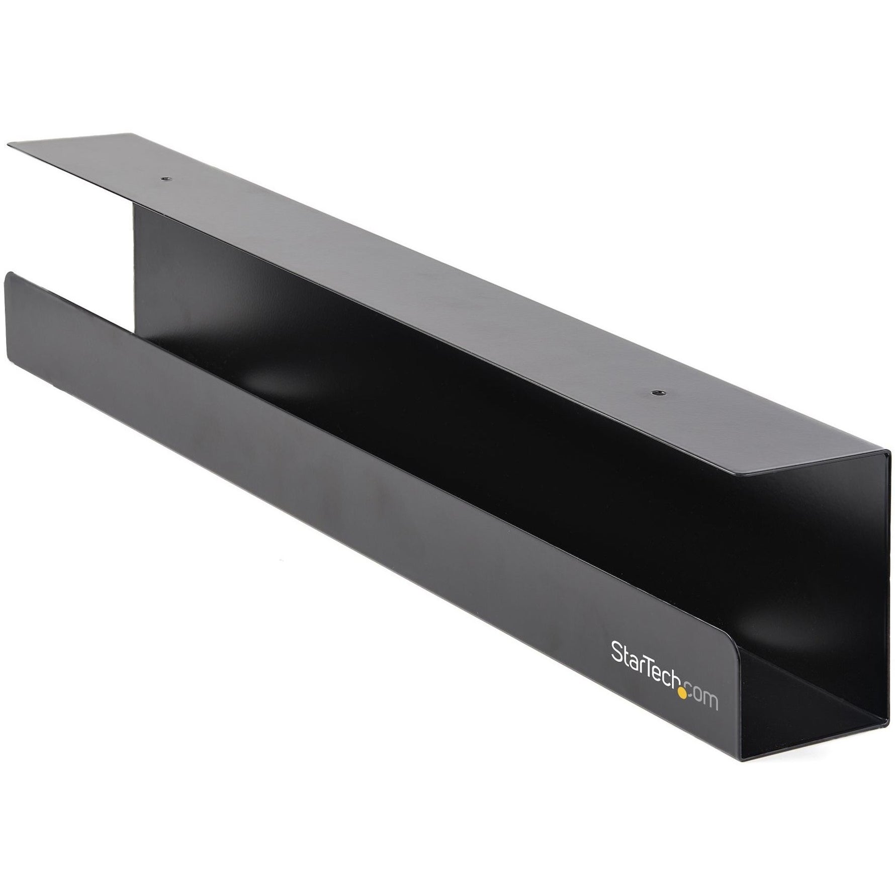 StarTech.com Under Desk Cable Management Tray, Cable Tray Organizer/Manager, Desk/Table Mount, Cord/Power Strip Holder, 23-1/2'L x 4-1/2'D