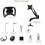 StarTech.com Desk Mount Laptop Arm, Full Motion Articulating Arm/Stand for Laptop or 34' (17.6lb/8kg) Monitor, VESA Mount Laptop Tray - Alternate view 7