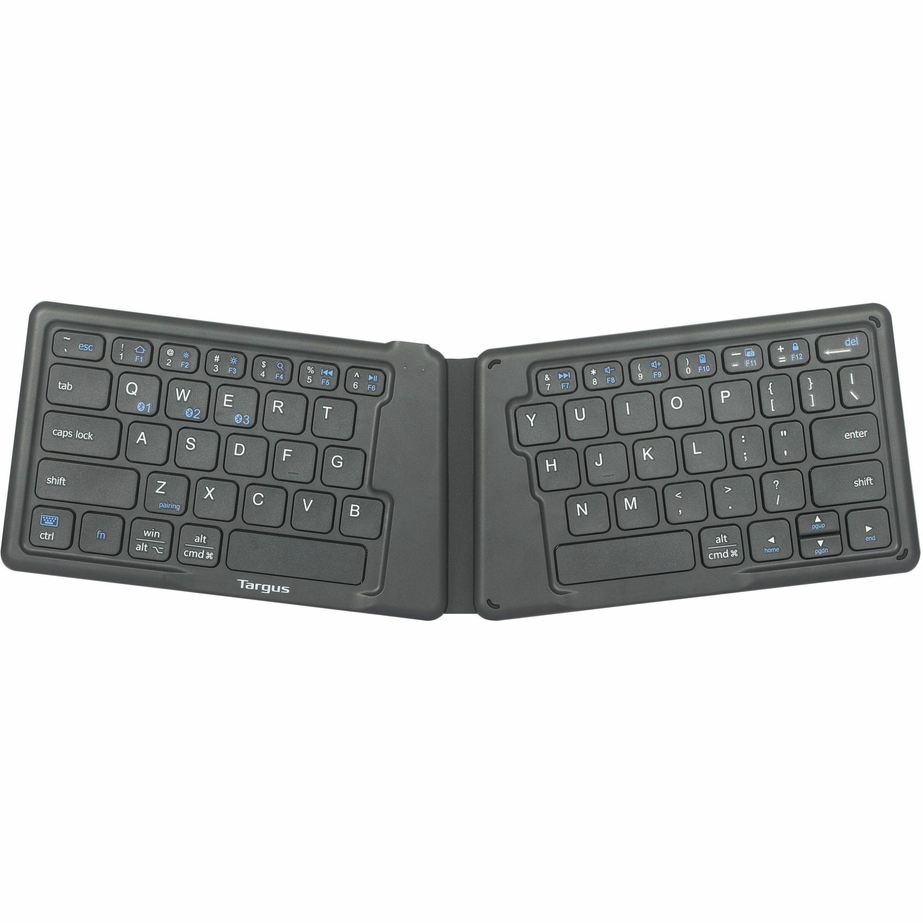 Targus EcoSmart AKF003US Keyboard - Compact - Wireless Connectivity - English (US) - Black
