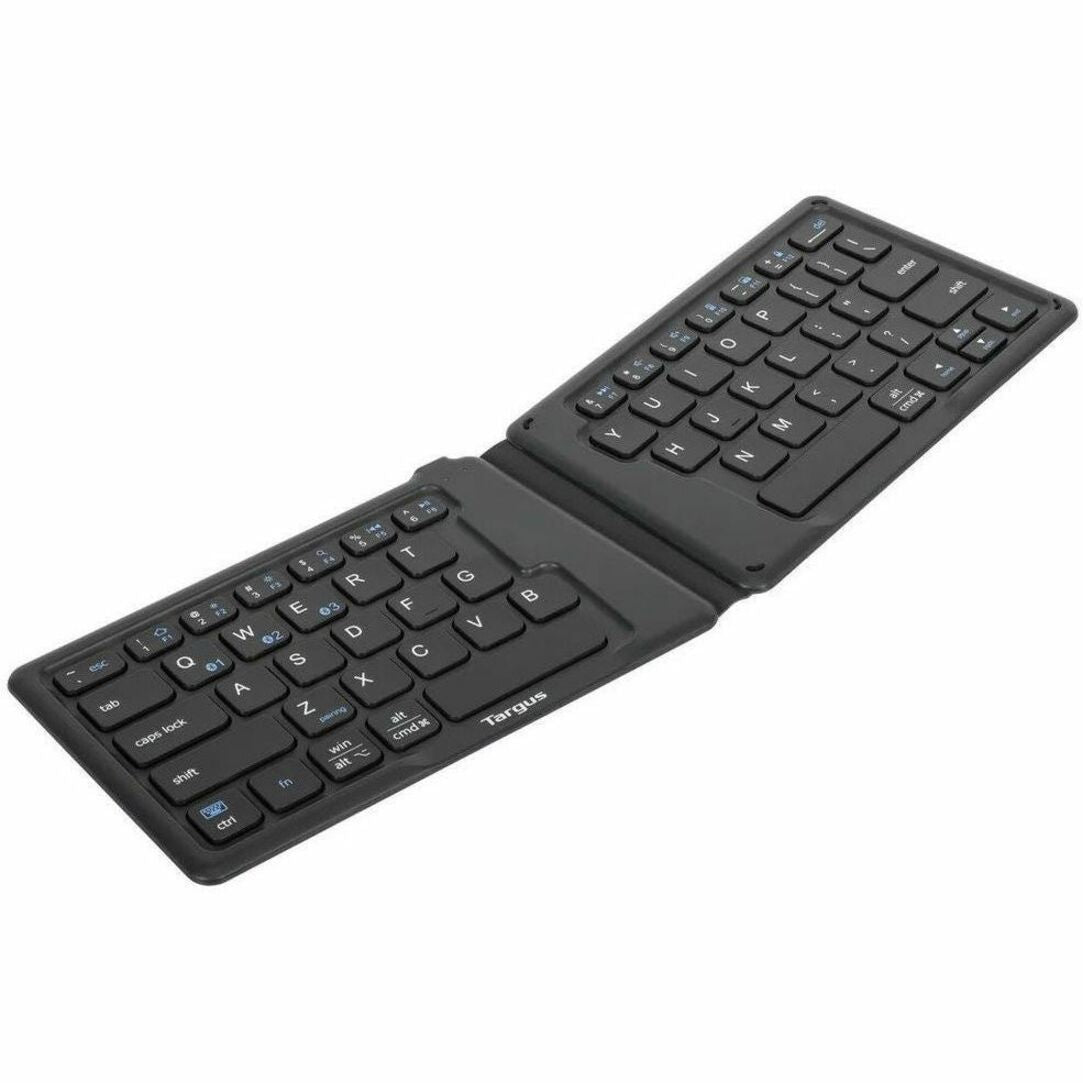 Targus EcoSmart AKF003US Keyboard - Compact - Wireless Connectivity - English (US) - Black - Top view