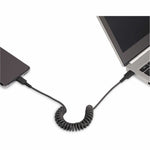 StarTech.com 20in (50cm) USB C Charging Cable, Coiled Heavy Duty Fast Charge & Sync USB-C Cable, High Quality USB 2.0 Type-C Cable, Black - Alternate view 6