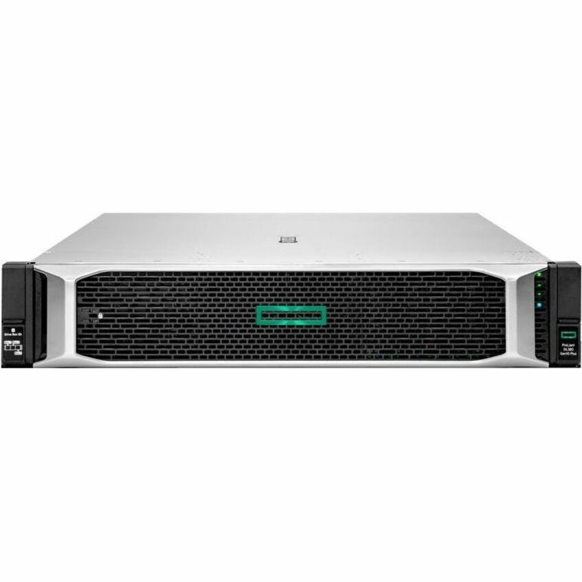 HPE ProLiant DL380 G10 Plus 2U Rack Server - 1 Xeon Silver 4314 2.40 GHz - 32 GB RAM - 12Gb/s SAS Controller - Left view