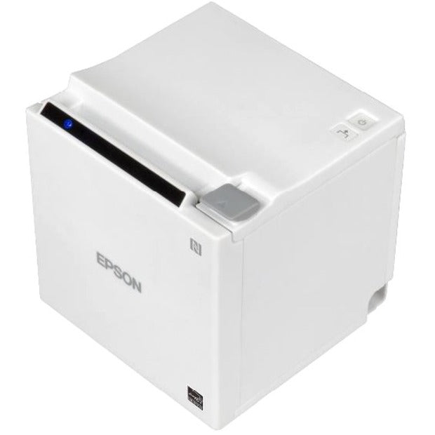 HP TM-m30II Desktop Direct Thermal Printer - Monochrome - Receipt Print - Fast Ethernet - USB - USB Host - With Cutter