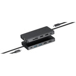 Alogic MV2 USB Type A, USB Type C Docking Station for Notebook - Memory Card Reader - SD - 100 W - Black - Alternate view 9