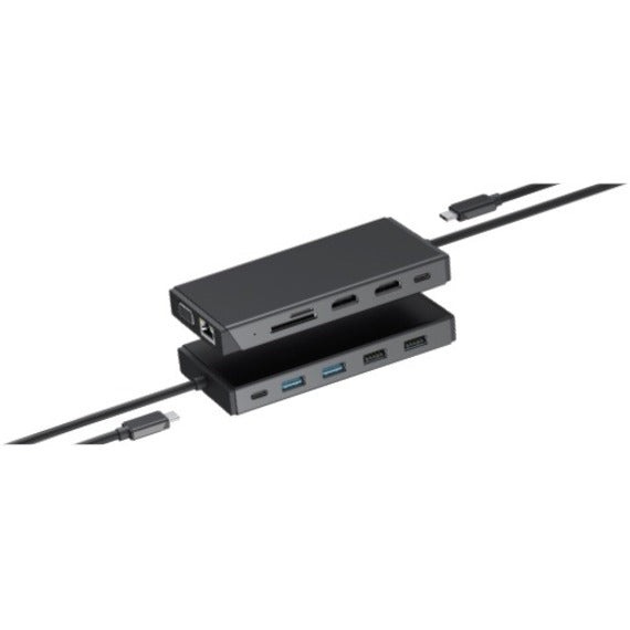 Alogic MV2 USB Type A, USB Type C Docking Station for Notebook - Memory Card Reader - SD - 100 W - Black - Alternate view 9