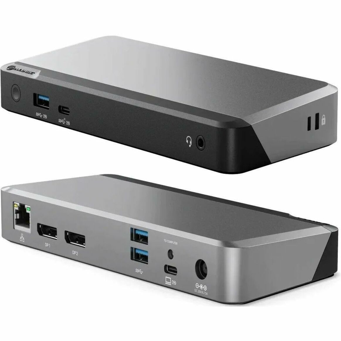 Alogic USB Type C Docking Station for Monitor, Notebook - 100 W - Black, Space Gray - TAA Compliant